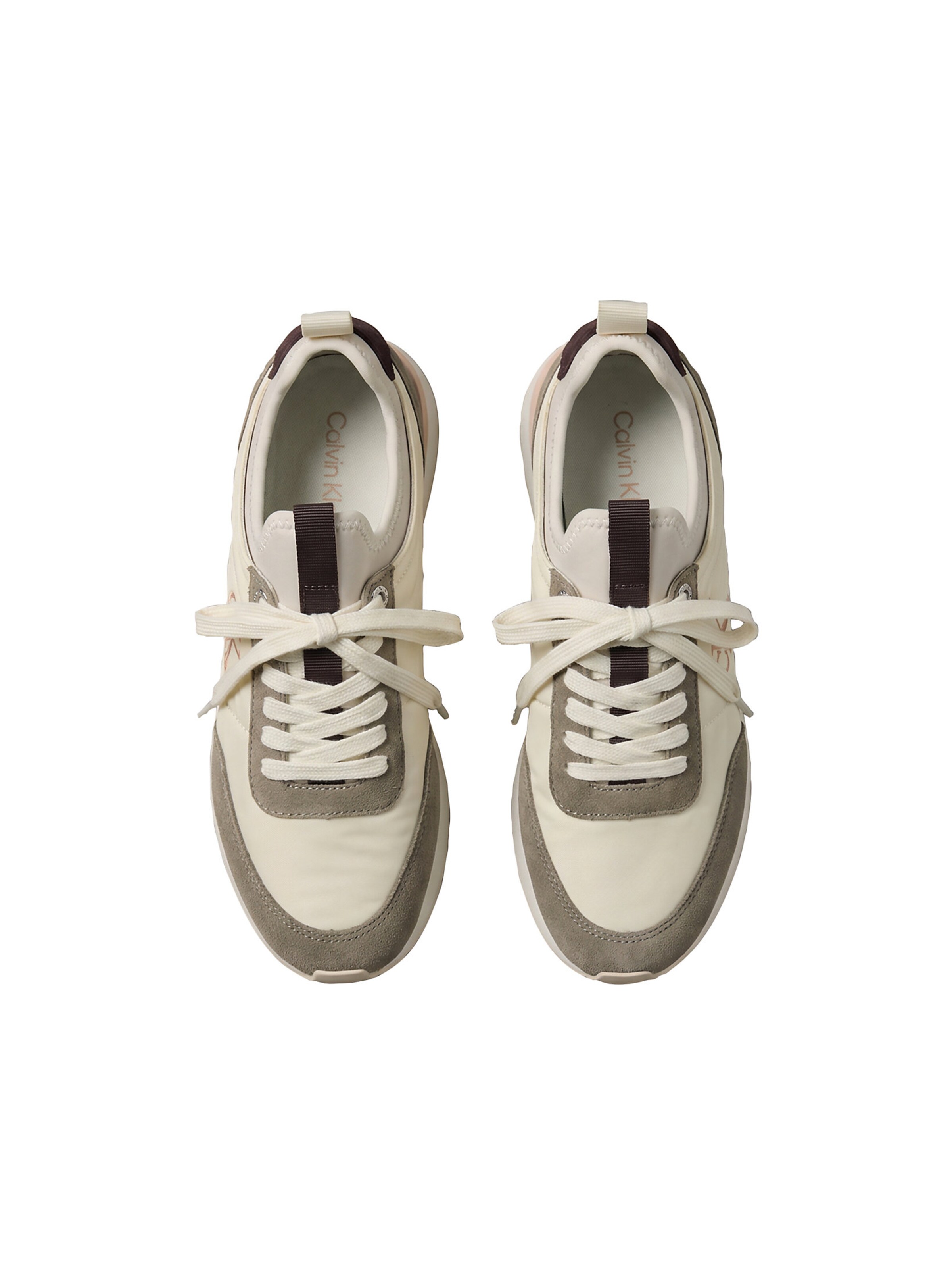 Calvin Klein Platform trainers in Beige