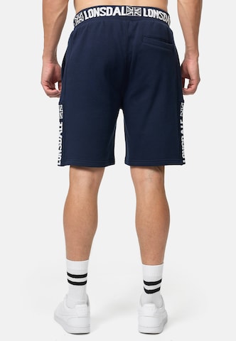 LONSDALE Regular Sports trousers 'Bray' in Blue