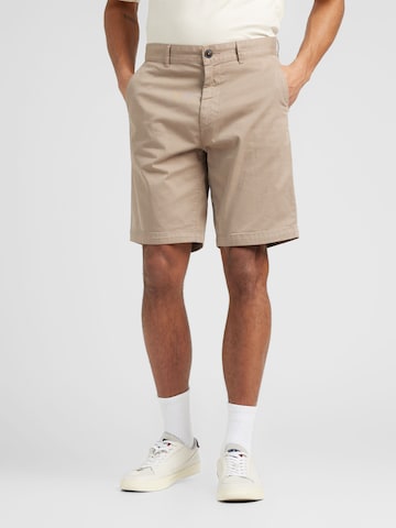 BOSS Orange Slimfit Shorts in Braun: predná strana