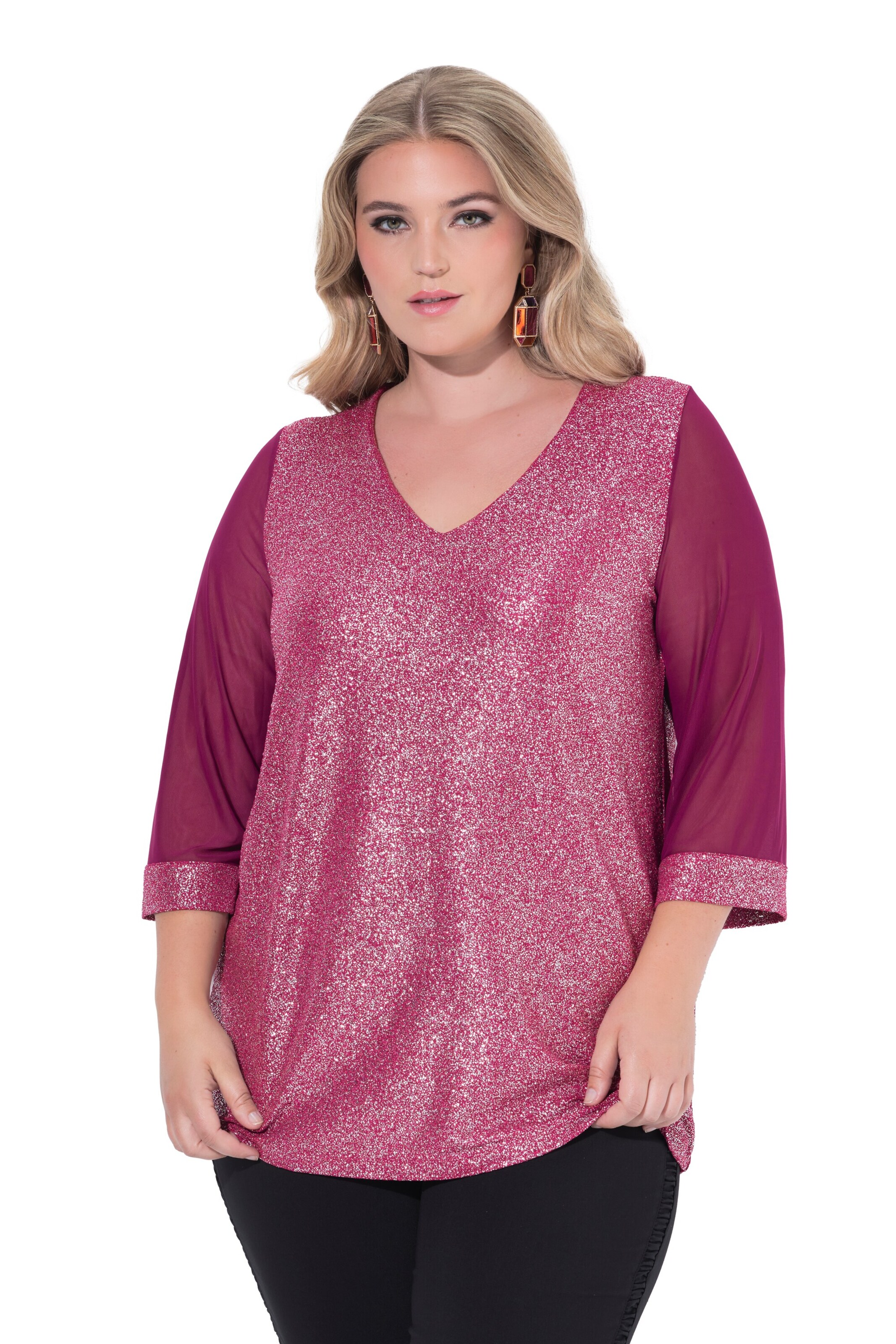 MIAMODA Shirt in Purple: front