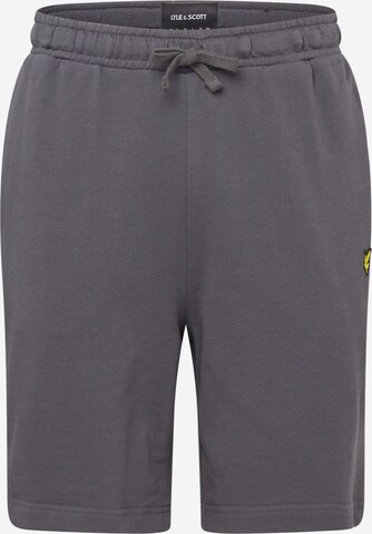 Lyle & Scott Broek in Grijs: voorkant