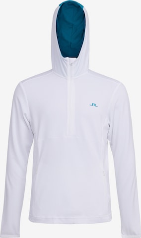 J.Lindeberg Athletic Jacket in White: front
