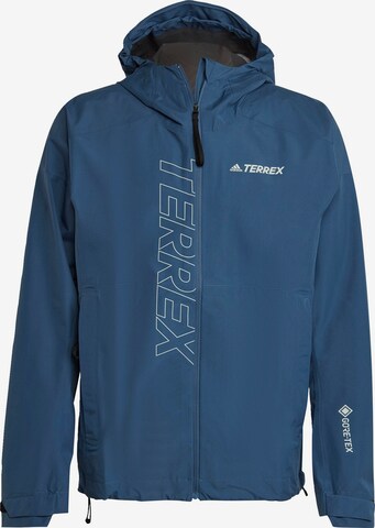 ADIDAS TERREX Skinny Outdoor jacket in Blue: front