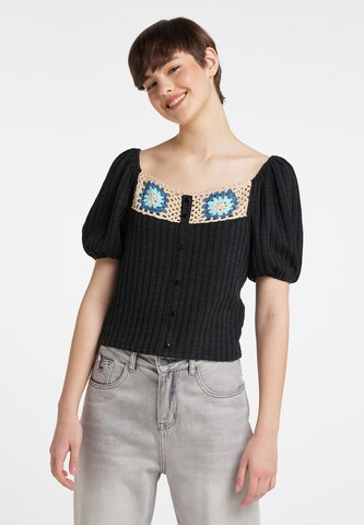 Pull-over MYMO en noir : devant