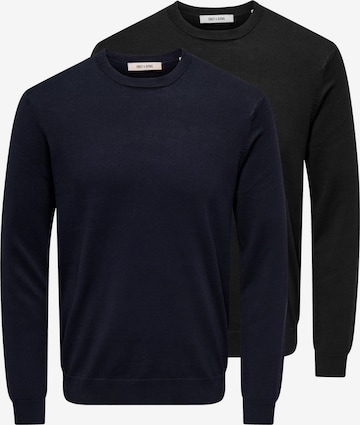 Only & Sons Trui 'Wyler' in Blauw: voorkant