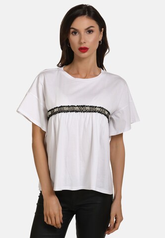 faina Shirt in Weiß: Vorderseite