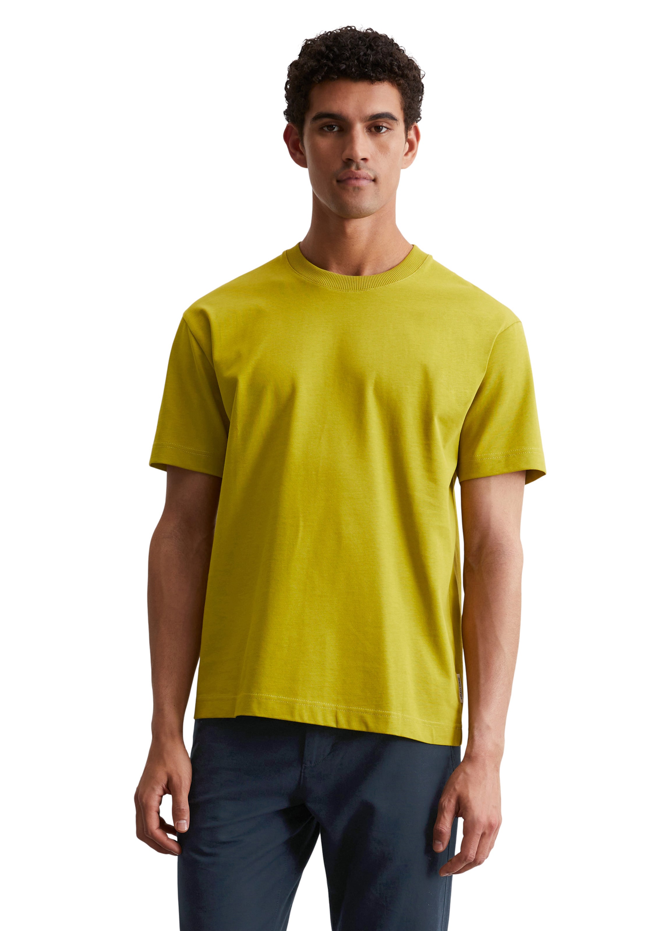 Marc O'Polo Shirt in Geel: voorkant