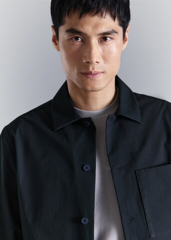 MANGO MAN Between-Season Jacket 'Stefan' in Blue