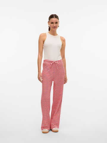 VERO MODA Wide Leg Bukser 'VMStella' i rød