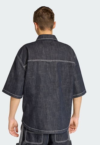 ADIDAS ORIGINALS Comfort fit Button Up Shirt in Blue