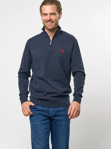 U.S. POLO ASSN. Pullover 'Brison' i blå: forside