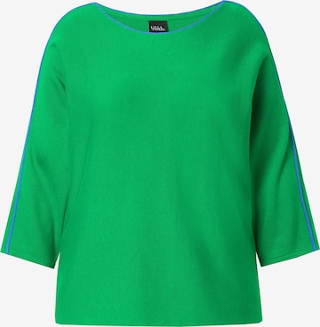 Pull-over Ulla Popken en vert : devant