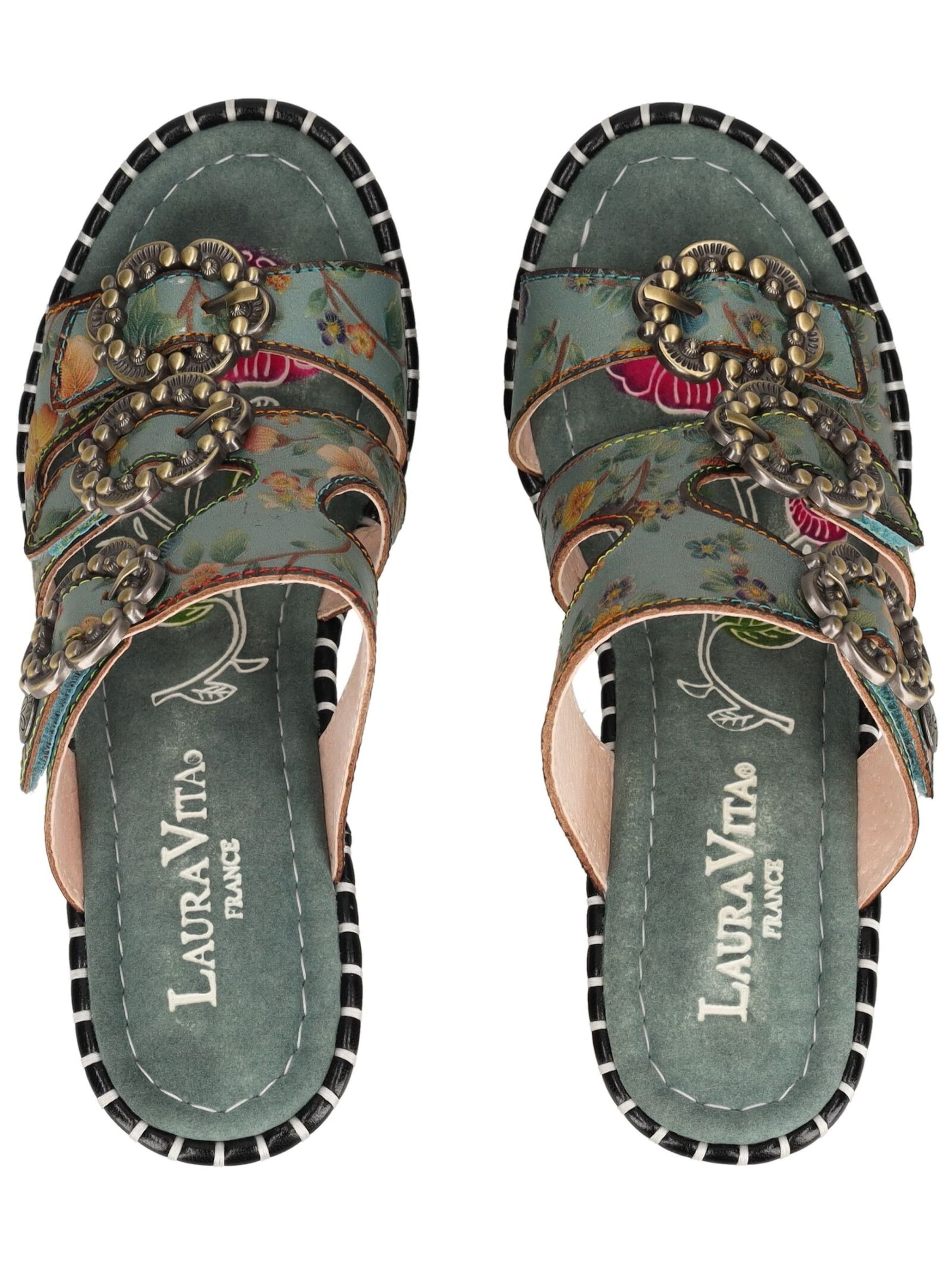 Laura Vita Pantolette in Grau