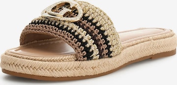 Mule 'KAYLIS' GUESS en marron : devant