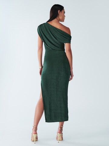 BWLDR Kleid 'Veleda' in Grün: Rückseite