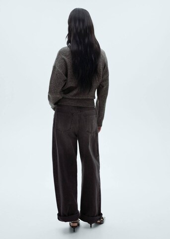 MANGO Sweter 'Escandal' w kolorze szary