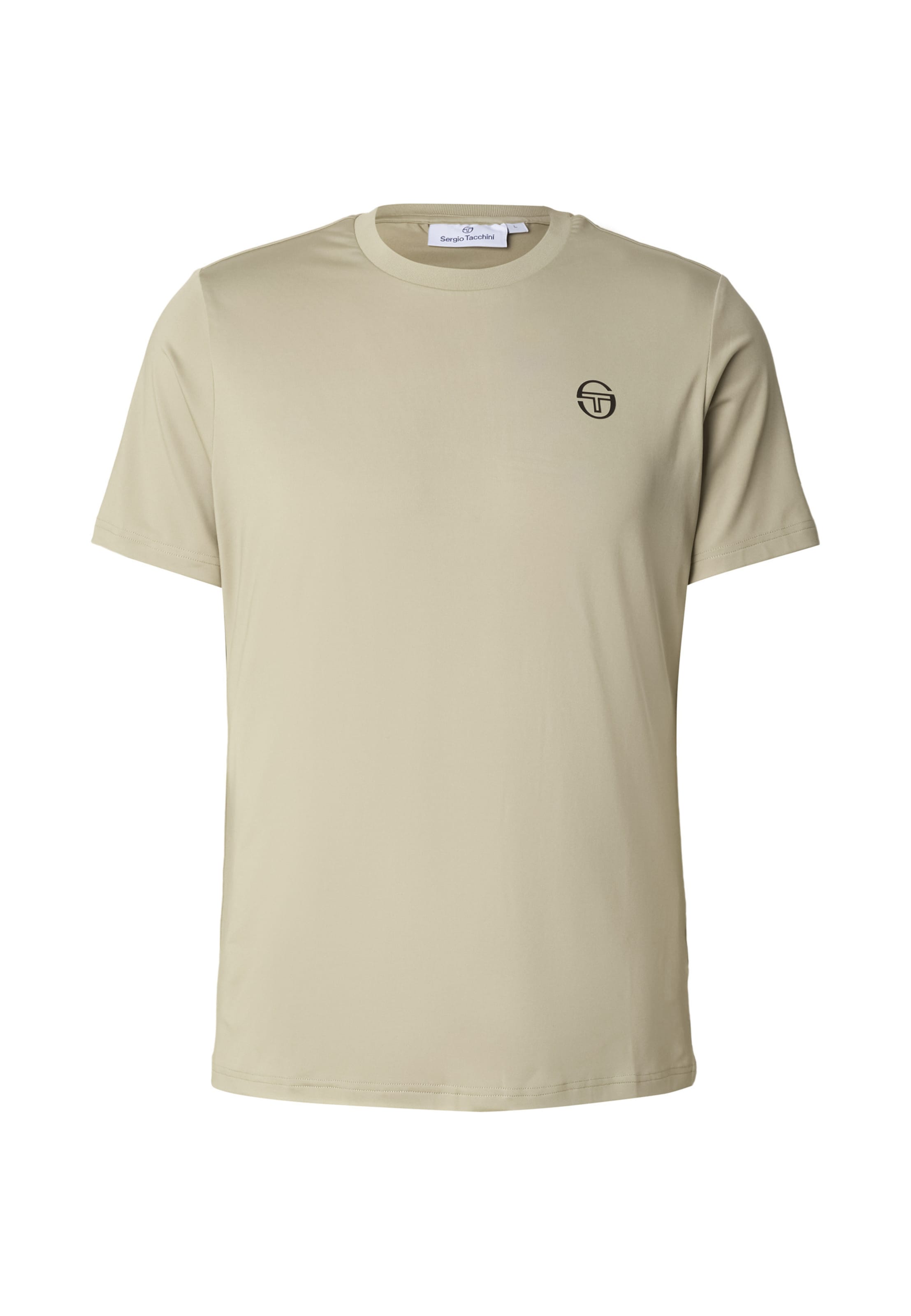 Sergio Tacchini Shirt 'Pelle' in Taupe / Black, Item view