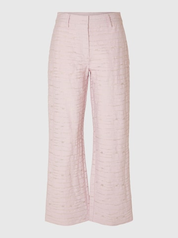 Regular Pantalon SELECTED FEMME en rose : devant