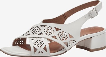 TAMARIS Sandals in White: front