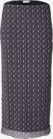 Jupe 'NMLUNA' Noisy may en gris : devant