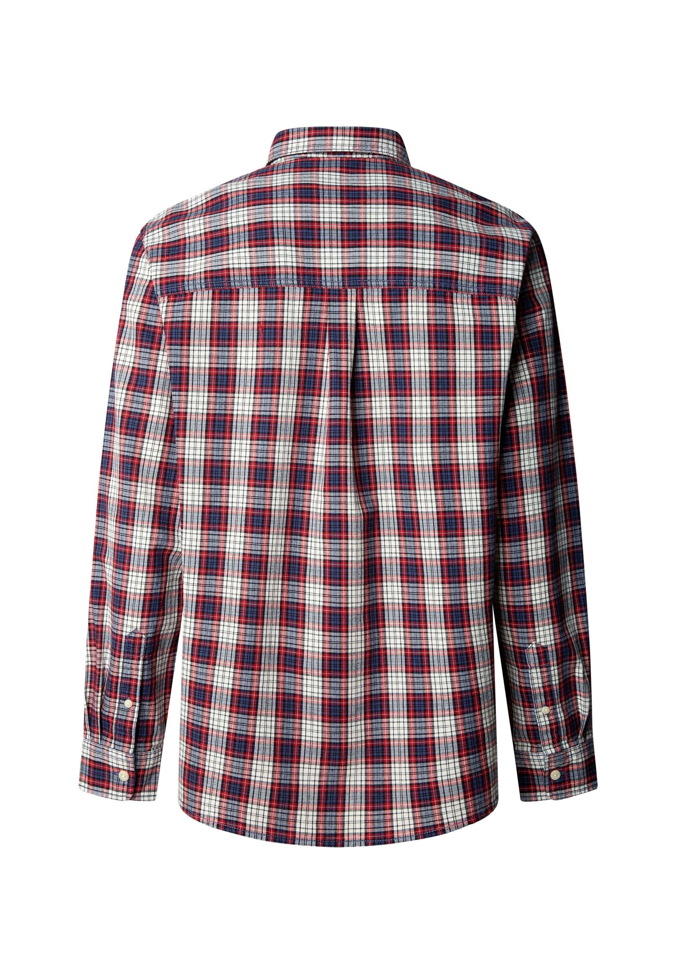 Pepe Jeans - Ajuste confortable Camisa 'Rochester' en rojo