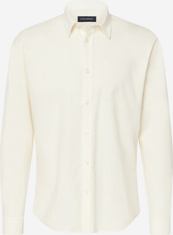 Coupe regular Chemise Clean Cut Copenhagen en beige : devant