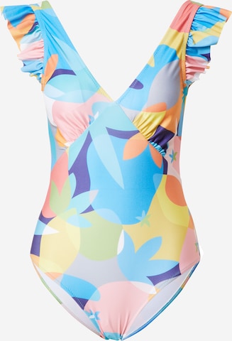 aava Triangle Swimsuit 'Plunge' in Mixed colors: front