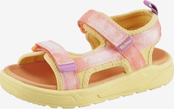 Richter Schuhe Sandals & Slippers in Yellow: front