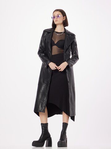 Karen Millen Between-seasons coat in Black
