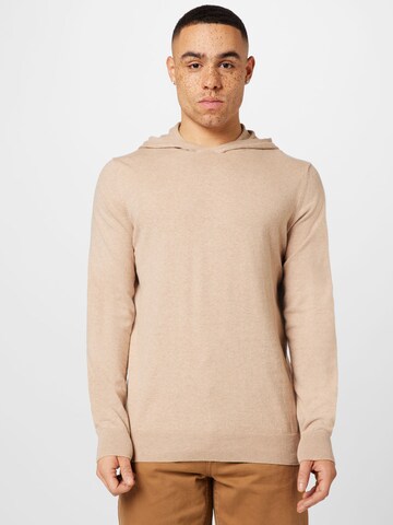 Pull-over BURTON MENSWEAR LONDON en beige : devant