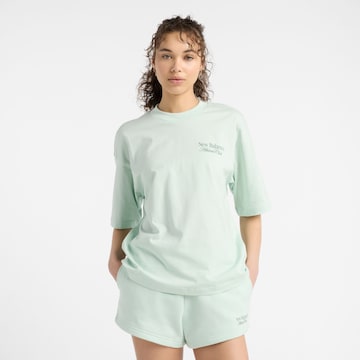new balance T-Shirt in Grün: Vorderseite