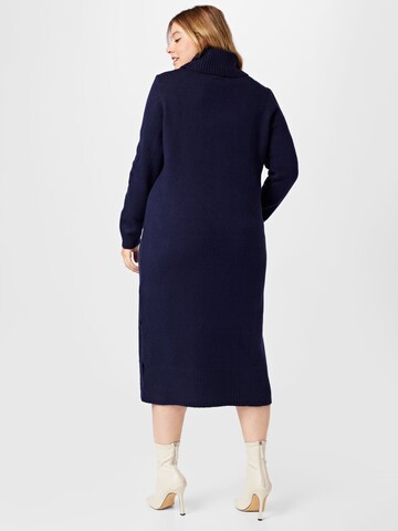 ONLY Curve Knitted dress 'BRANDIE' in Blue
