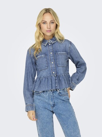 ONLY Bluse 'ONLElli' in Blau: Vorderseite