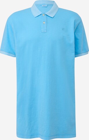 s.Oliver Red Label Big & Tall Poloshirt mit kleinem Logo-Print in Blau: predná strana