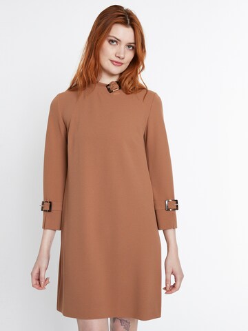 Ana Alcazar Kleid 'Sidara' in Braun