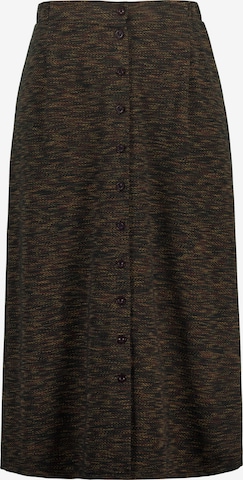 Ulla Popken Skirt 'Punto di Roma' in Brown: front