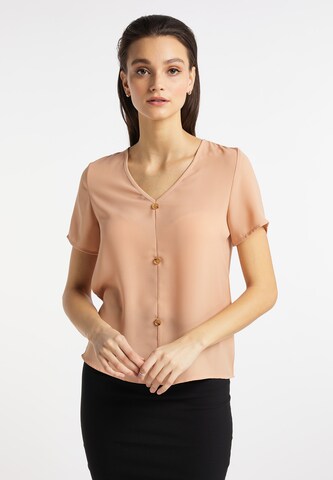 usha BLACK LABEL Blouse in Oranje: voorkant