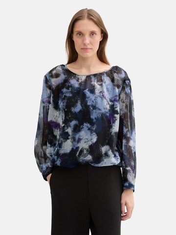TOM TAILOR Blouse in Blue: front