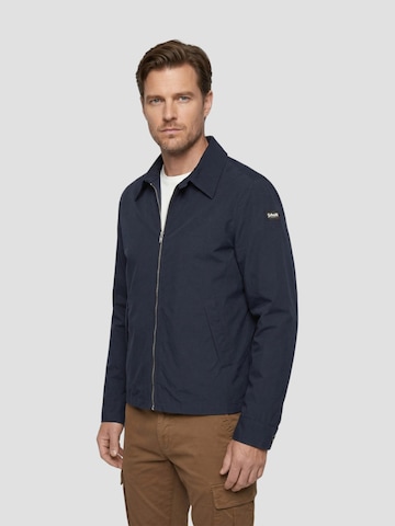 Manteau mi-saison Schott NYC en bleu : devant