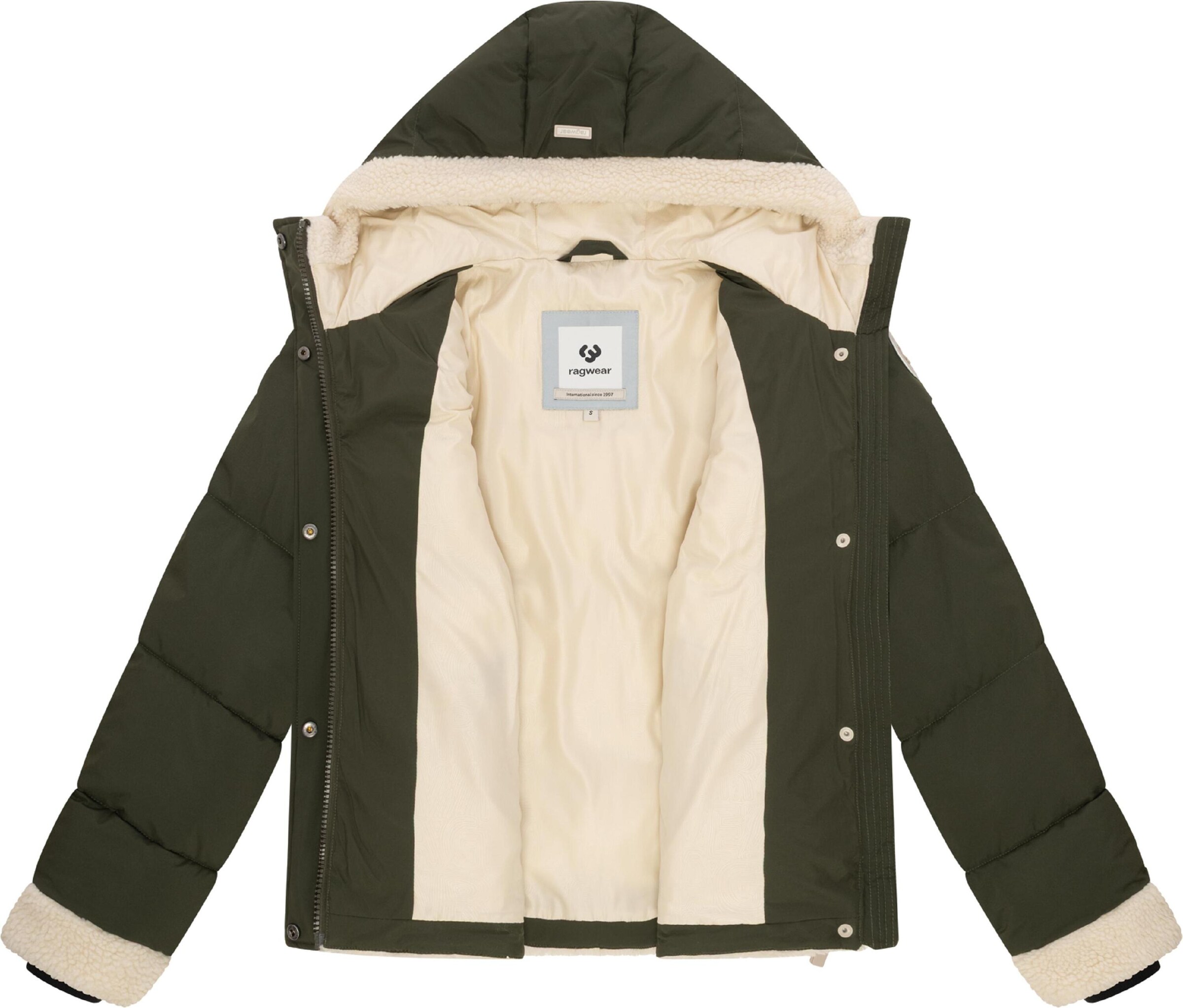 Ragwear Зимняя куртка 'Editah Youmodo' в Зеленый