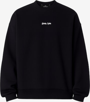Sweat-shirt MARTIN VALEN en noir : devant