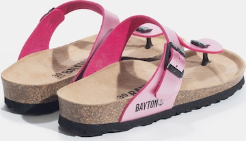 Bayton - Sandalias de dedo 'Melia' en rosa