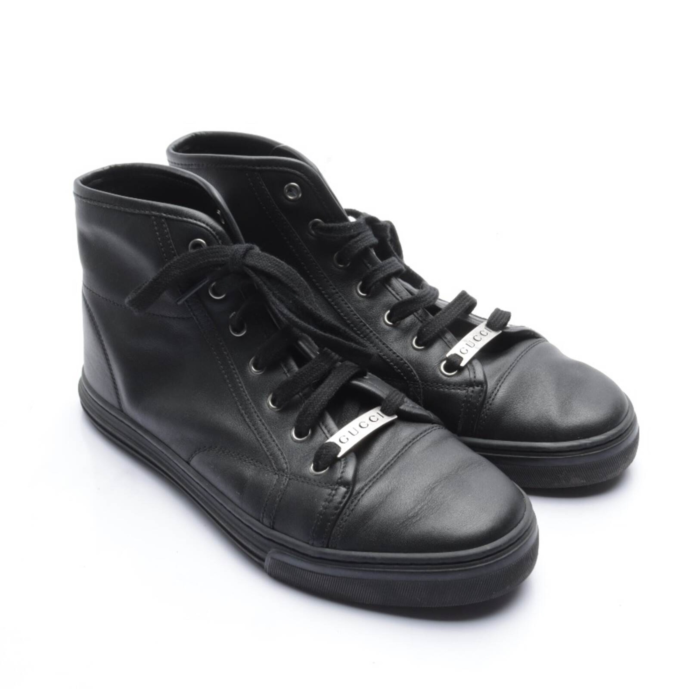 Gucci Turnschuhe / Sneaker 38,5 in Schwarz: Vorderseite