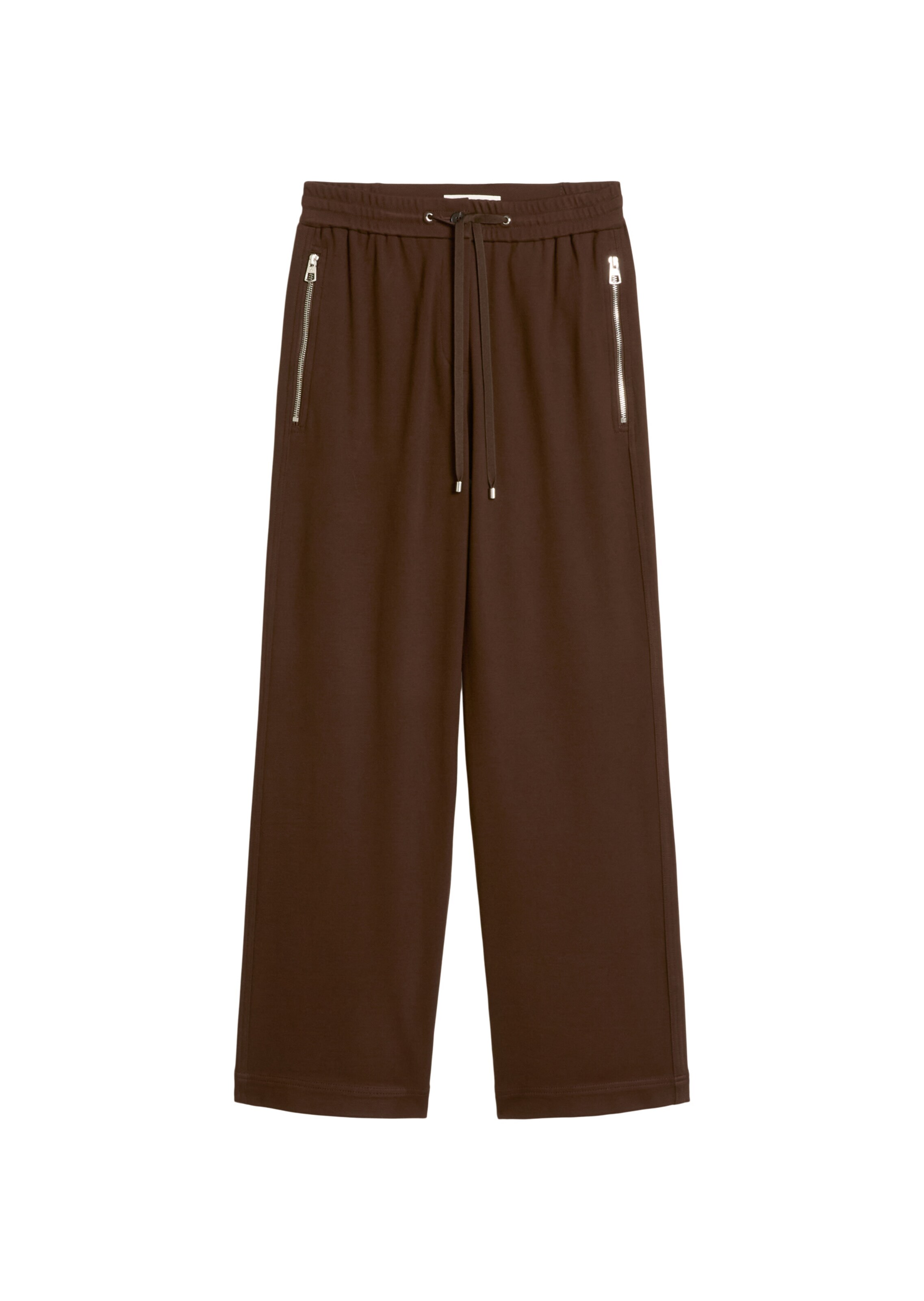 Marc O'Polo Voľný strih Nohavice - Hnedá: predná strana