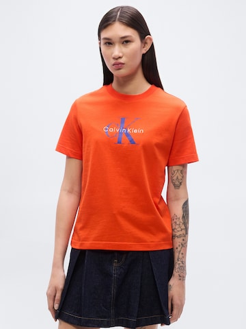 Maglietta 'HERO CLASSIC' di Calvin Klein Jeans in arancione: frontale