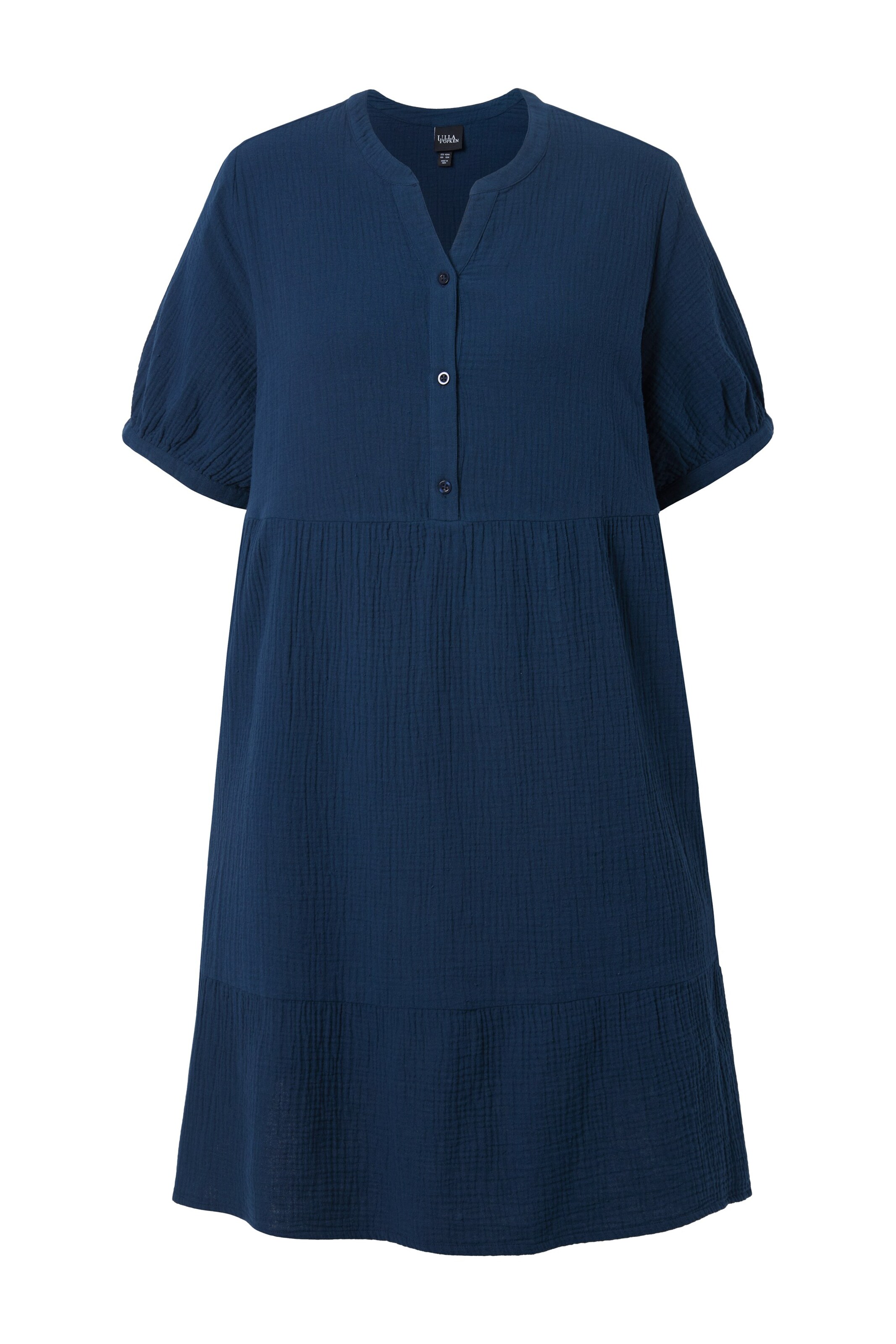 Ulla Popken Blusenkleid in Blau: Vorderseite