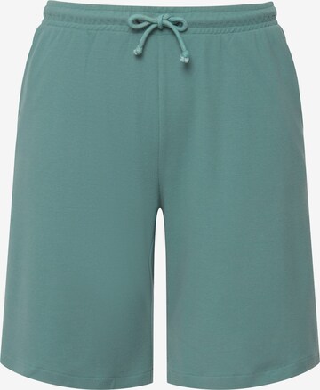 Ulla Popken Regular Pants in Green: front