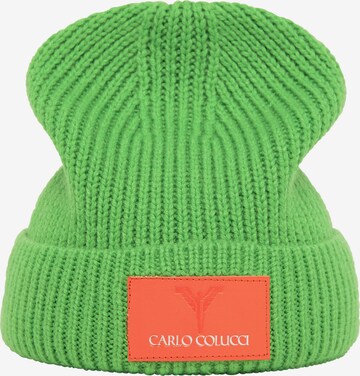 Carlo Colucci Beanie in Green: front