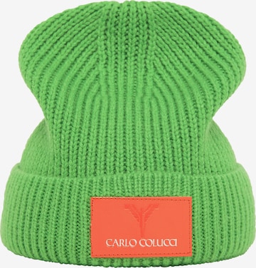 Carlo Colucci Beanie in Green: front