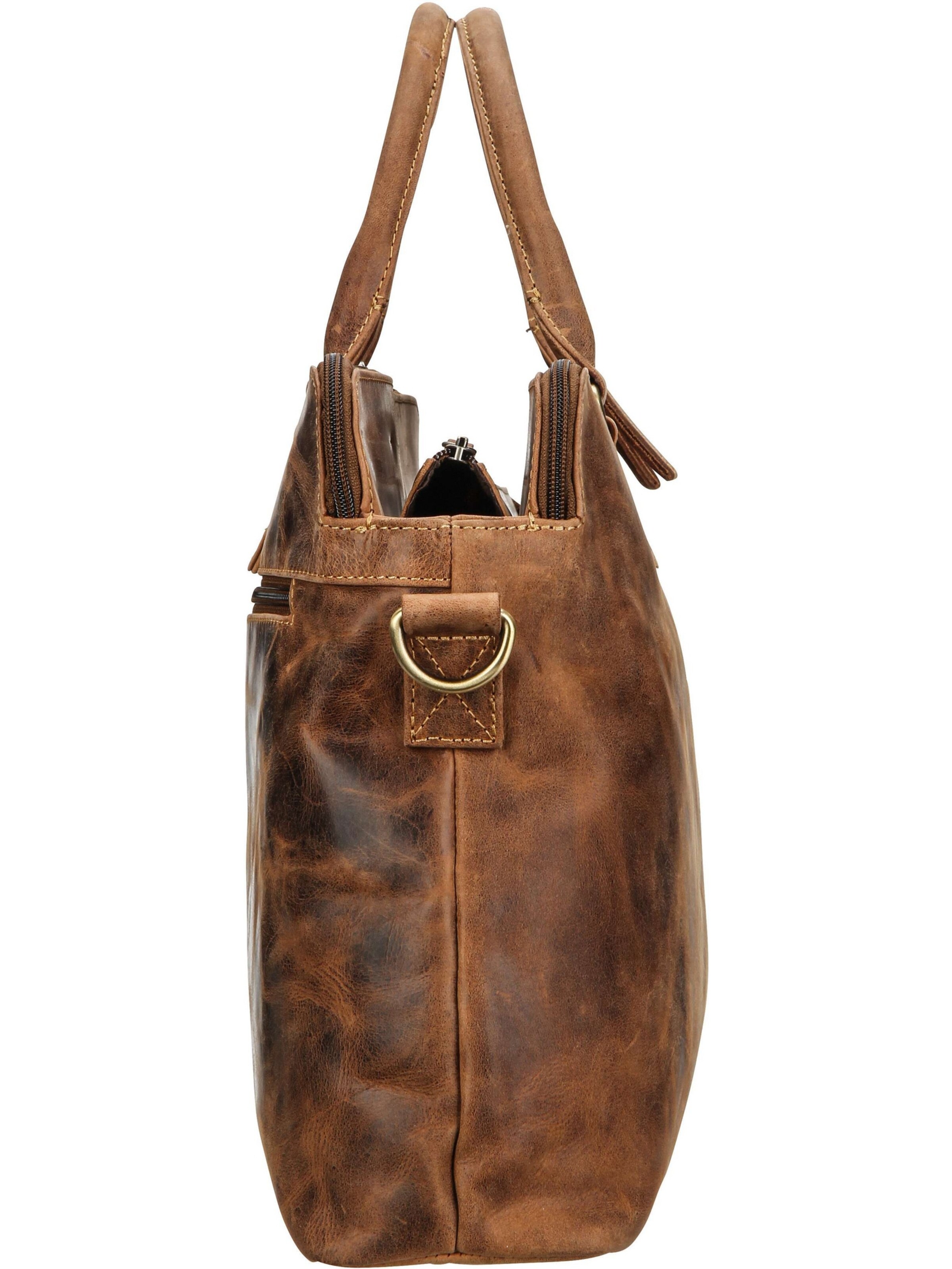 Borsa portadocumenti 'Vintage 1538 ' di GREENBURRY in marrone